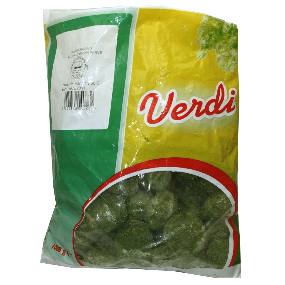 Épinards hachés surgelés 1 kg - Légumes surgelés